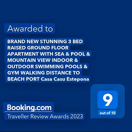 Casa Casu: Beachfront Apartment with Sea Views and Dual Pools Estepona Exterior photo